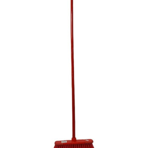 Soft Broom With Stick Red 118x28x5cm