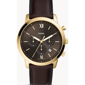 Men's Neutra Chronograph Leather Watch - 44 mm - Brown