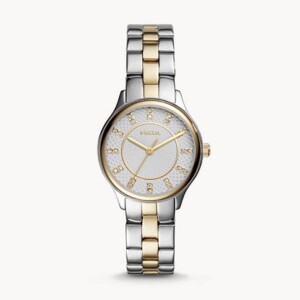 Women's Modern Sophisticate Three-Hand Two-Tone Stainless Steel Strap Wrist Watch BQ1574 - 30 mm -Silver/Gold