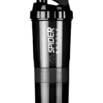 Sports Shaker Bottle Whey Protein Powder Mixing Bottle Sports Nutrition Protein Shaker Fitness Water Bottle With Three-Layer