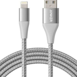 Powerline+ II Lightning Data Sync And Charging Cable 3 feet Silver
