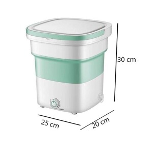 Portable Mini Folding Washing Machine 1.8 kg 135 W 2152009 Green