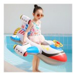 Inflatable Plane Kid's Swim Ring Float
