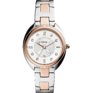 Women's Analog Wrist Watch - 34 mm - Silver/Rose Gold