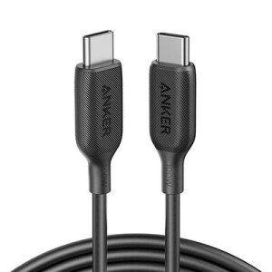 PowerLine III USB-C to USB-C 2.0 Cable USB C to USB C Cable 100W Balck
