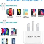 20W Type C PD Fast Charger with 1m Type C Lightning Cable Wall Power Compatible with iPhone 12 Pro Max/SE 2020/11/XR/XS/X/8/7,iPad Air 4/Pro 2020