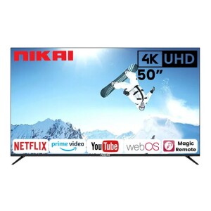 50-Inch 4K UHD Smart TV Platinum Series With WEBOS Operating System + Magic Remote NIK50MEU4STN Grey