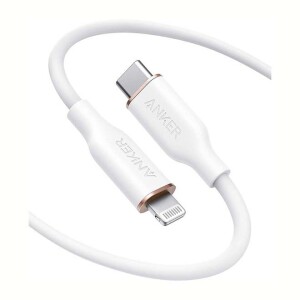 PowerLine III Flow USB-C with Lightning Connector, 3ft White