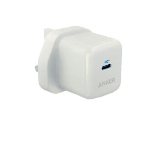USB C Plug, 20W PIQ 3.0 Fast Charger White