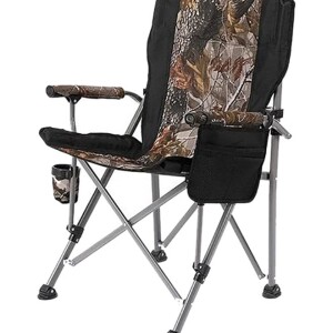 Folding Camping Chair With Cup Holder And Pocket 90cm
