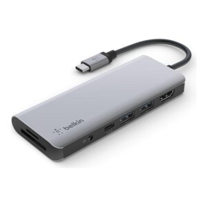 USB  Type C Multiport Hub Adapter Grey