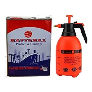 Thinner And Pressure Sprayer Cleaning Kit Multicolour 2Liters