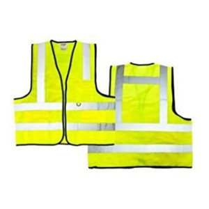 Safety Jacket With Zip And Pocket