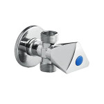 Two Way Angle Valve With Teflon Tape Silver/White/Blue 6inch
