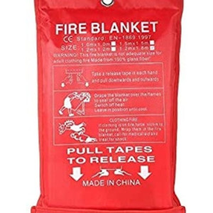 Fiberglass Fire Blanket Red 1.2x1.8meter