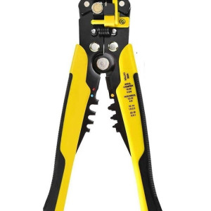 Wire Stripper Self Adjusting Cable Cutter Yellow/Black 8inch