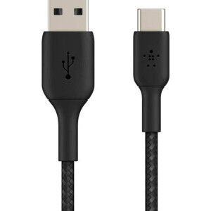 Boostcharge Braided Usb C To A Cable Black