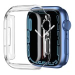 Hard PC Ultra-Thin Protective Case Cover Frame for Apple Watch Series 7 41mm Clear