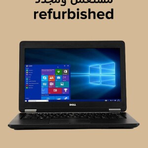 Refurbished - Lattidue E7270 (2018) Laptop With 12.5-Inch Display, Intel Core i5 Processor/6th Gen/8GB RAM/256GB SSD/64MB‎Intel HD Graphics 520 English Black