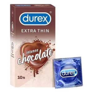 10-Piece Extra Thin Intense Chocolate Flavored Condoms For Men