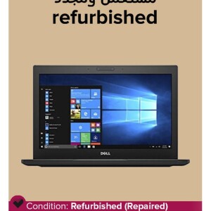 Refurbished - Latitude 7280 (2017) Laptop With 12.5-Inch Display, Intel Core i5 Processor/7th Gen/4GB RAM/128GB SSD/Intel HD Graphics Black English Black