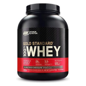 Optimum Nutrition 100% Whey Gold Standard 5Lb - Double Rich Chocolate