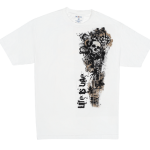 Del Sol Basamat Color Men's T-shirts Skul Graffiti Tee White