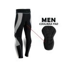 Spall Mens Cycling Tights Coolmax Compression Padded Bicycle Bike Legging Trouser Pant