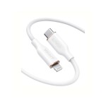 PowerLine III Flow USB-C with Lightning Connector, 3ft White