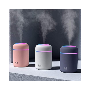 Colorful Cool Mini Humidifier H2O, USB Personal Desktop Humidifier for Bedroom,Office Room, Car,etc. Auto Shut-Off, 2 Mist Modes, Super Quiet.