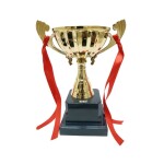 Trophy with Resin Decoration, Electroplating Ornaments Spall