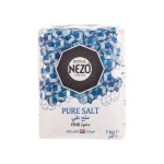 NEZO Fine Iodized Pure Salt, Blue, 1 kg