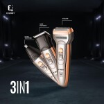 3in1 portable rechargeable shaver